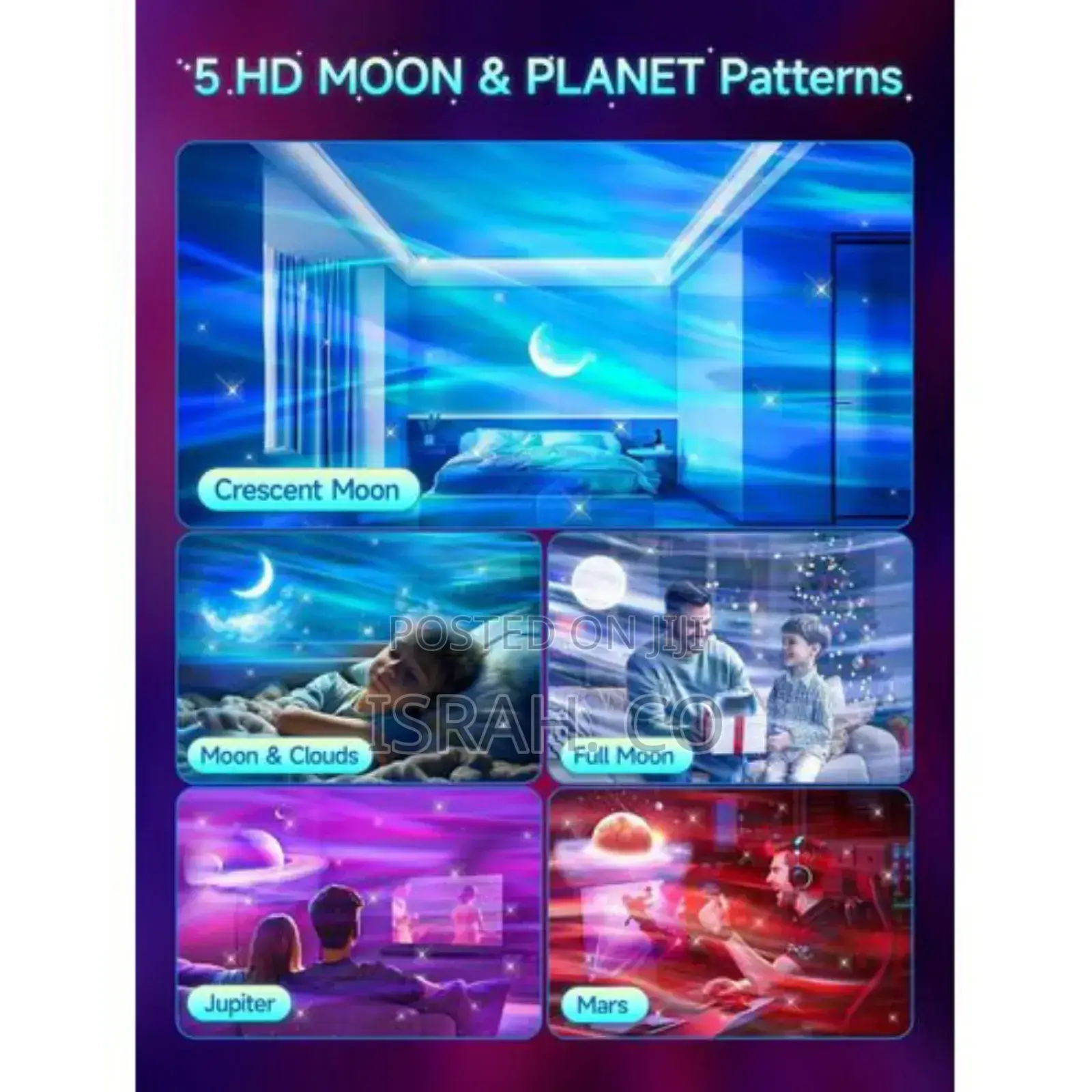 3-in-1 Planetarium Projector Lights for Bedroom