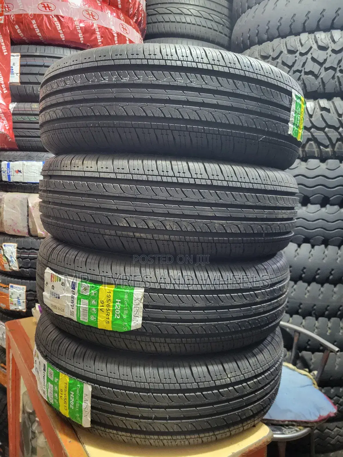 195 65 R15 Safety Tires in the Type of Kapsin Original