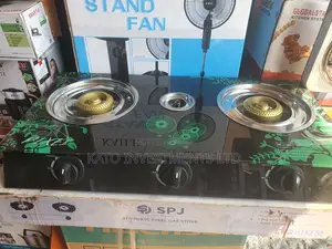 3 Plate Gas Burner Glass