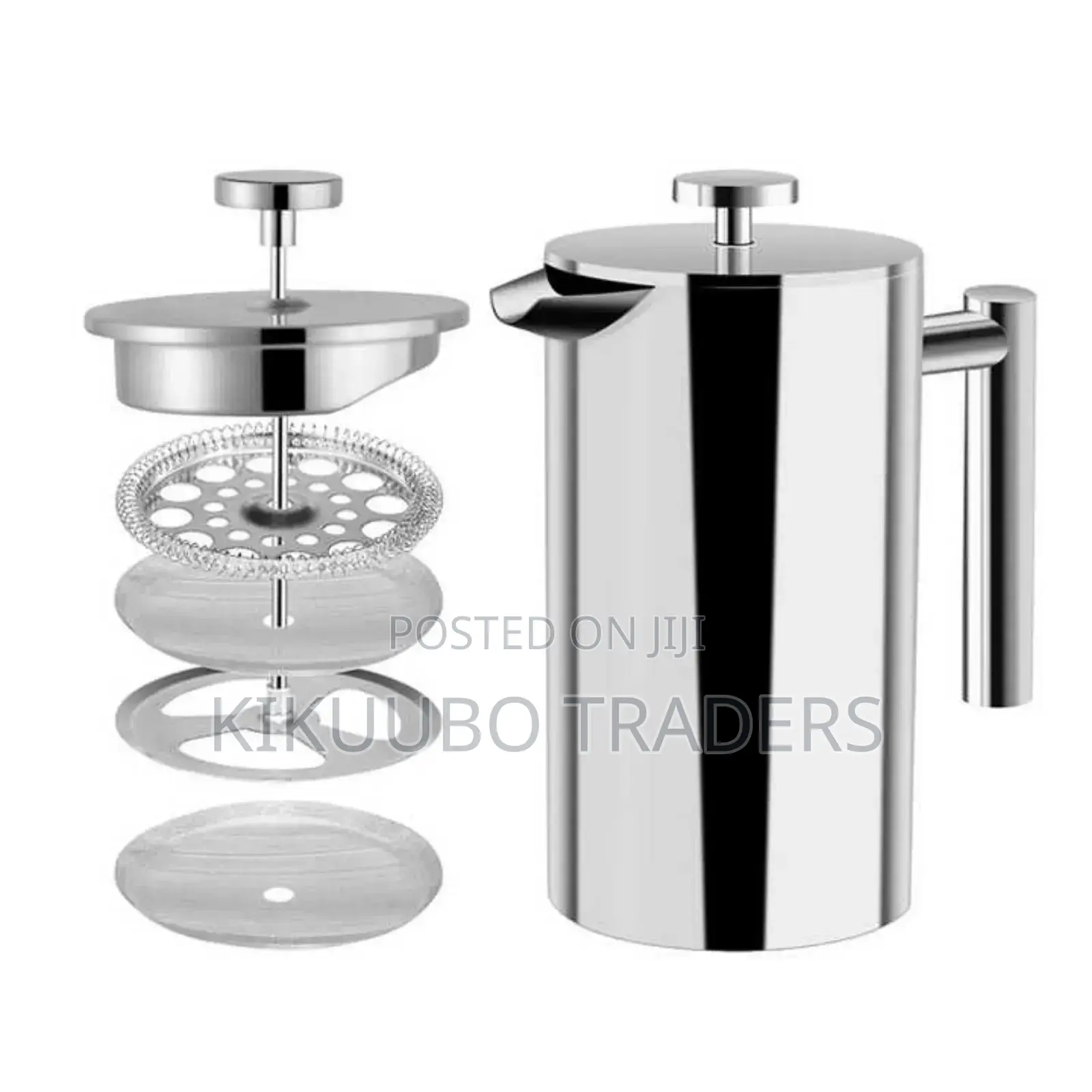 1l Stainless Steel French Press Coffee Maker