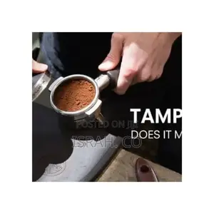 Calibrated Espresso Coffee Tamper, Premium Steel Flat Base