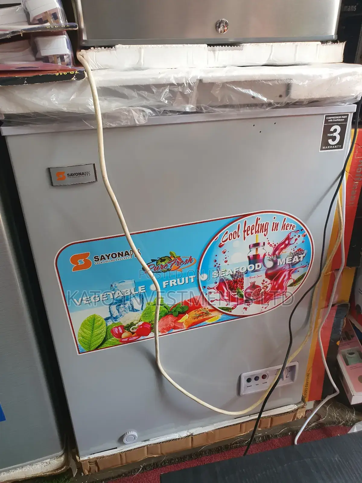 160litrs Sayona Deep Freezer