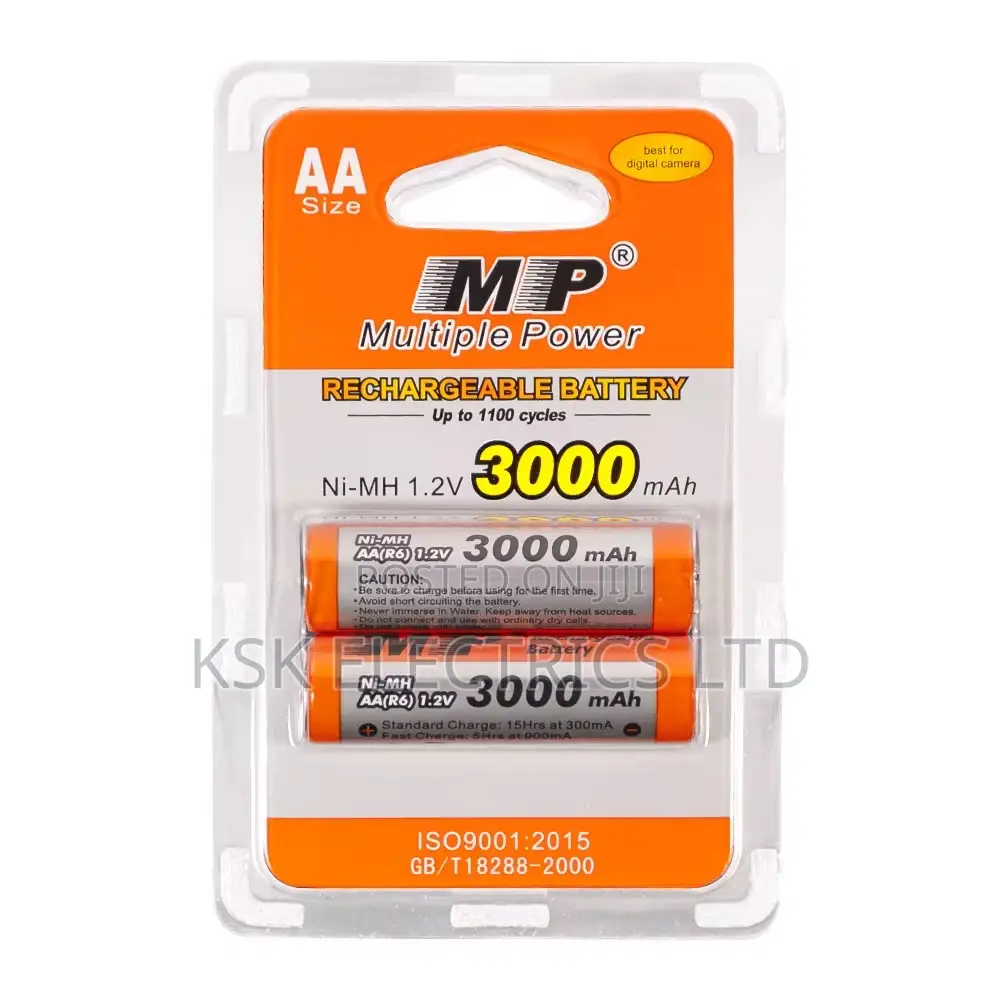 Aa 1.2v 3000mah Ni-Mh Rechargeable Batteries
