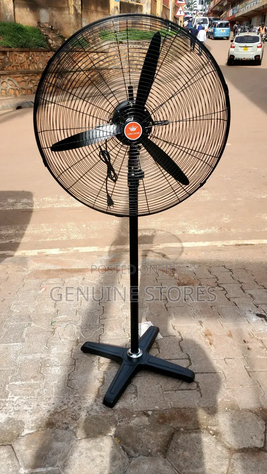 30 Inches Industrial Stand Fan / Black.