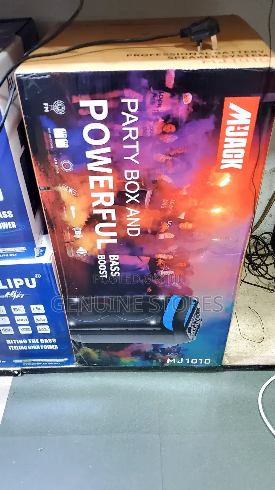 Party Box Rechargeable Speaker With Powerful Bass Boost.
