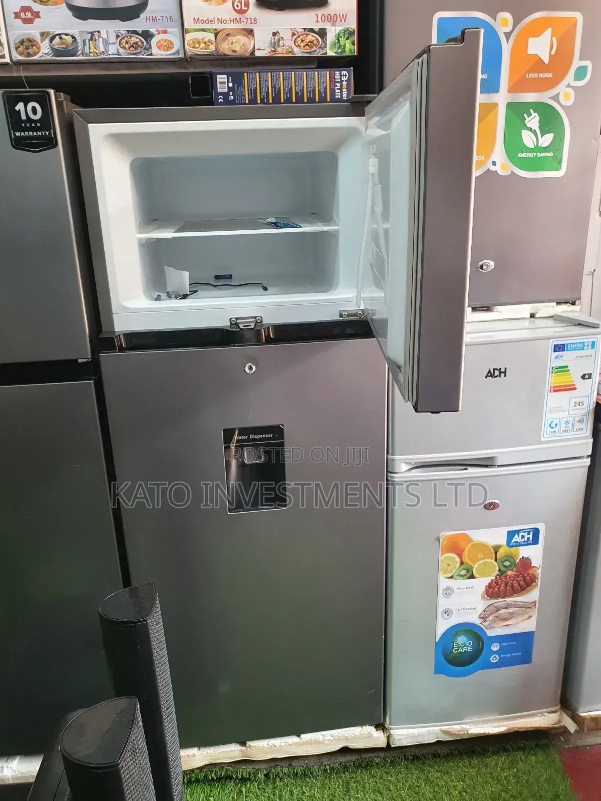270l Hisense Gray Fridge With Dispenser