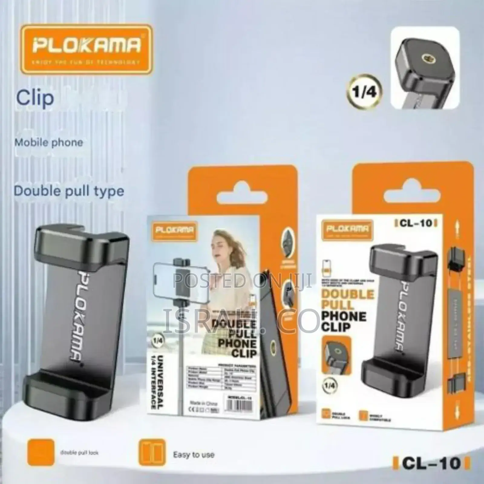 Cl-10 Universal Mobile Phone Holder Clip Light Stand Tripod