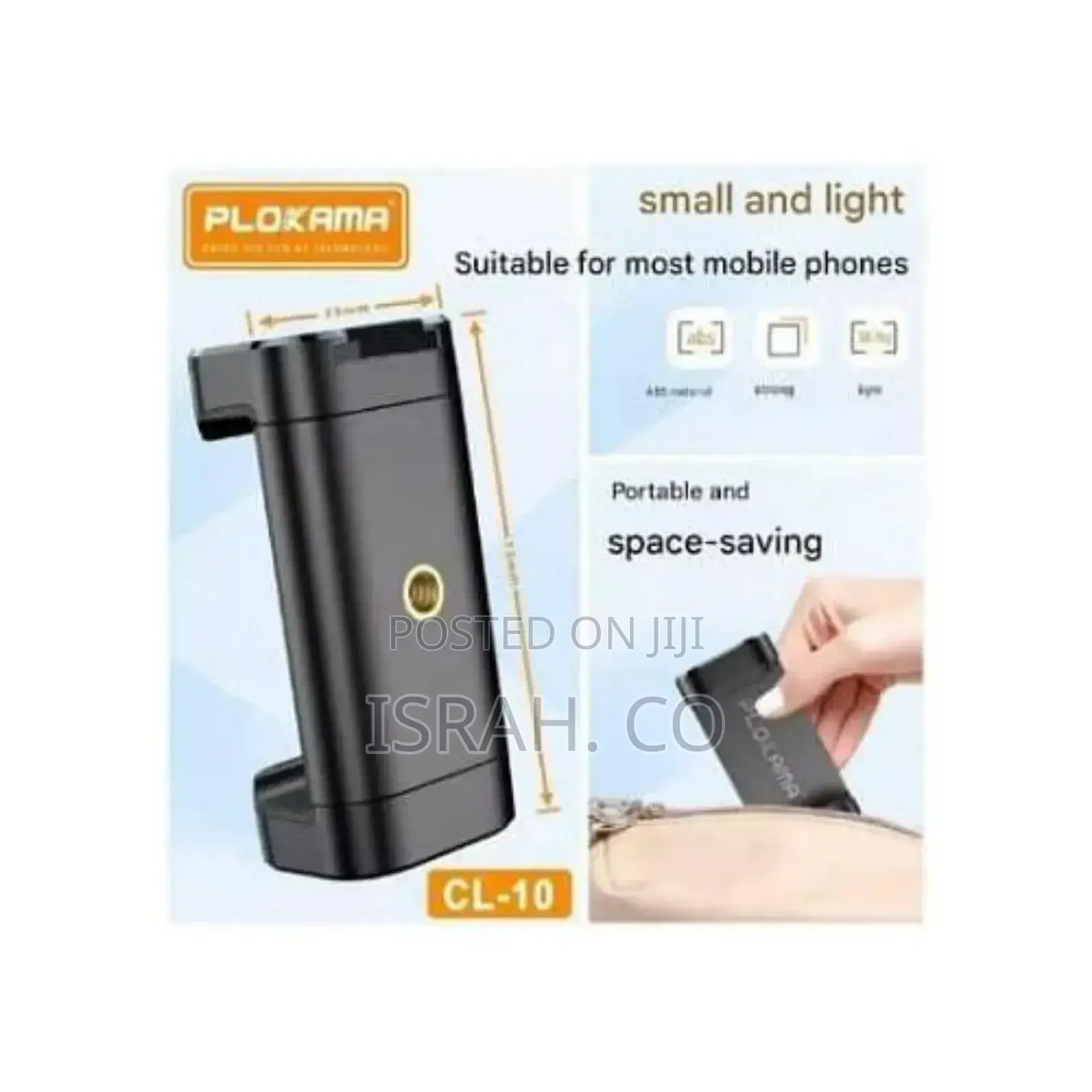 Cl-10 Universal Mobile Phone Holder Clip Light Stand Tripod