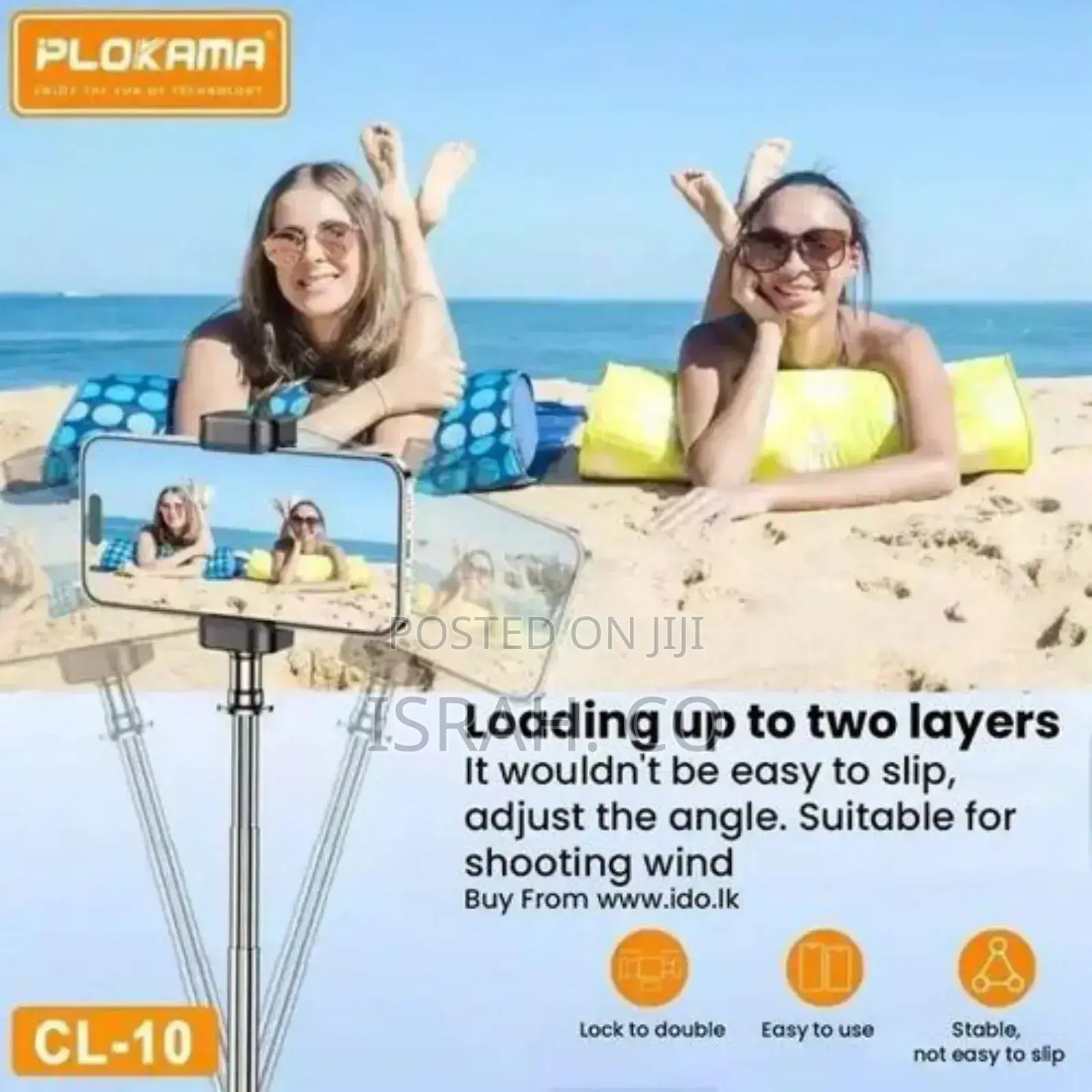 Cl-10 Universal Mobile Phone Holder Clip Light Stand Tripod