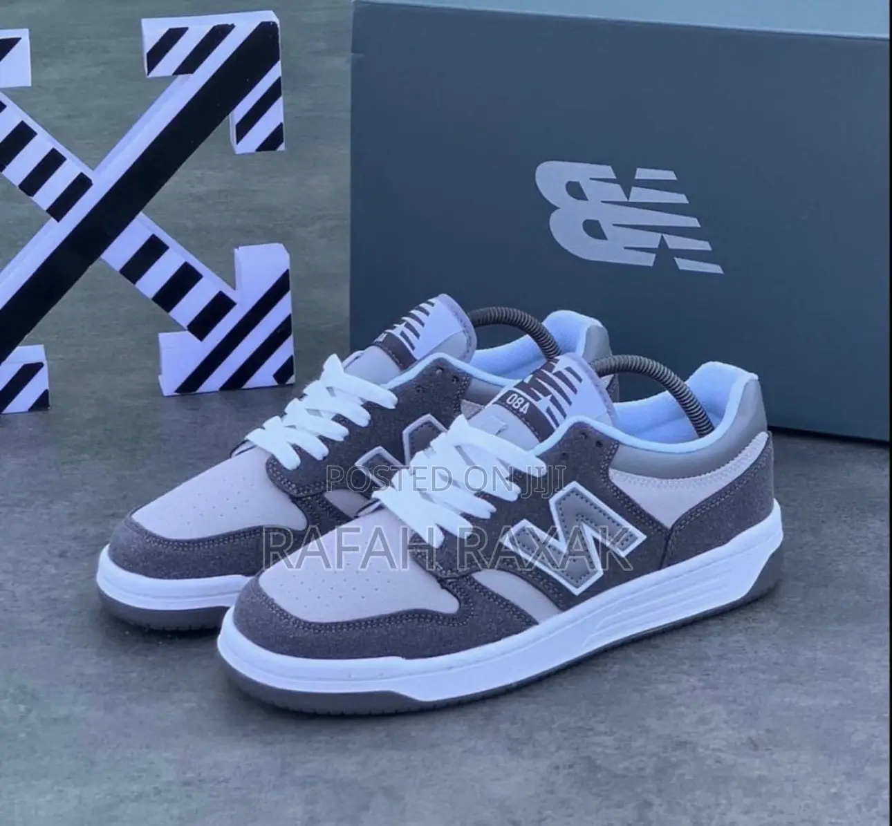 Original New Balance 480 Castlerock Rain Cloud Sneakers