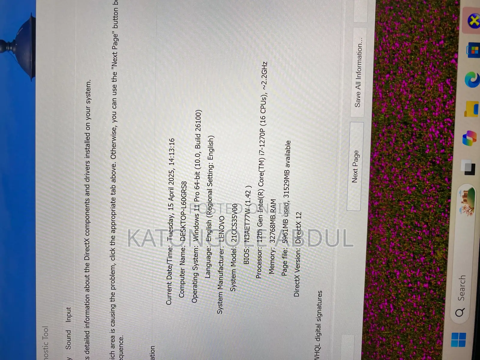New Laptop Lenovo ThinkPad X1 Carbon 32GB Intel Core I7 SSD 1T