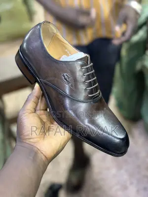 Original Men’S Dark Tan Lacoste Formal/Gentle Leather Shoes