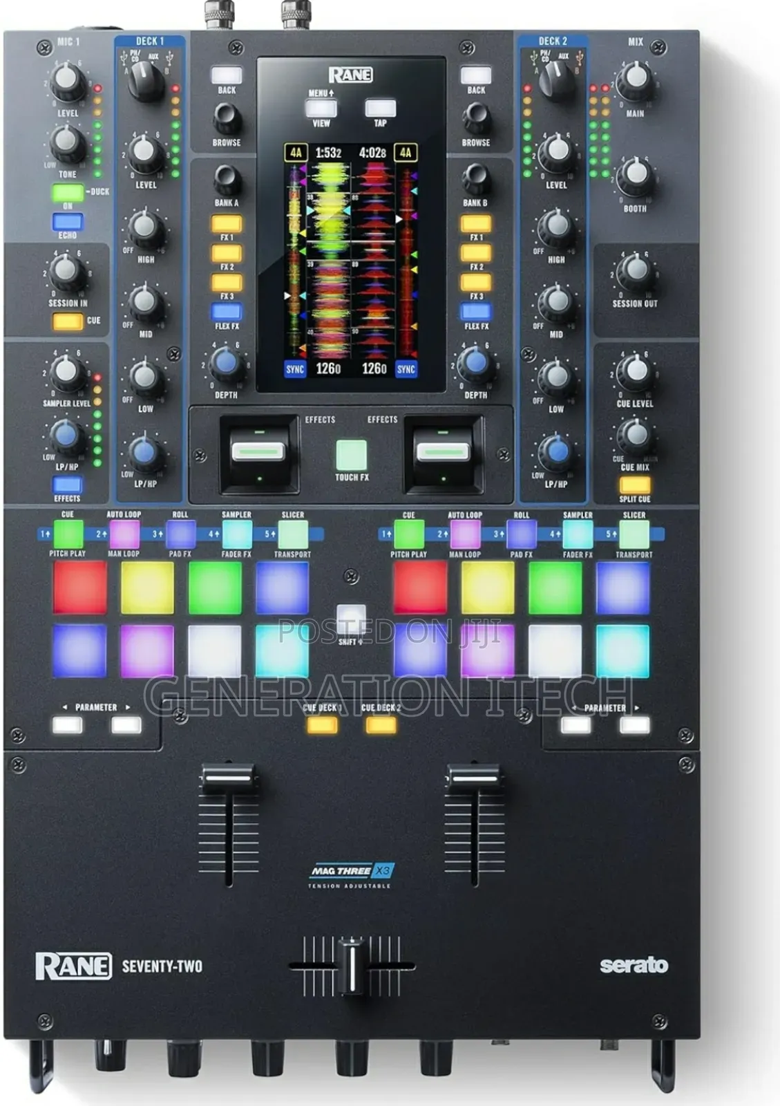 Rane Dj Seventy Two Mixer- 2 Channel Proffessional Dj Mixer