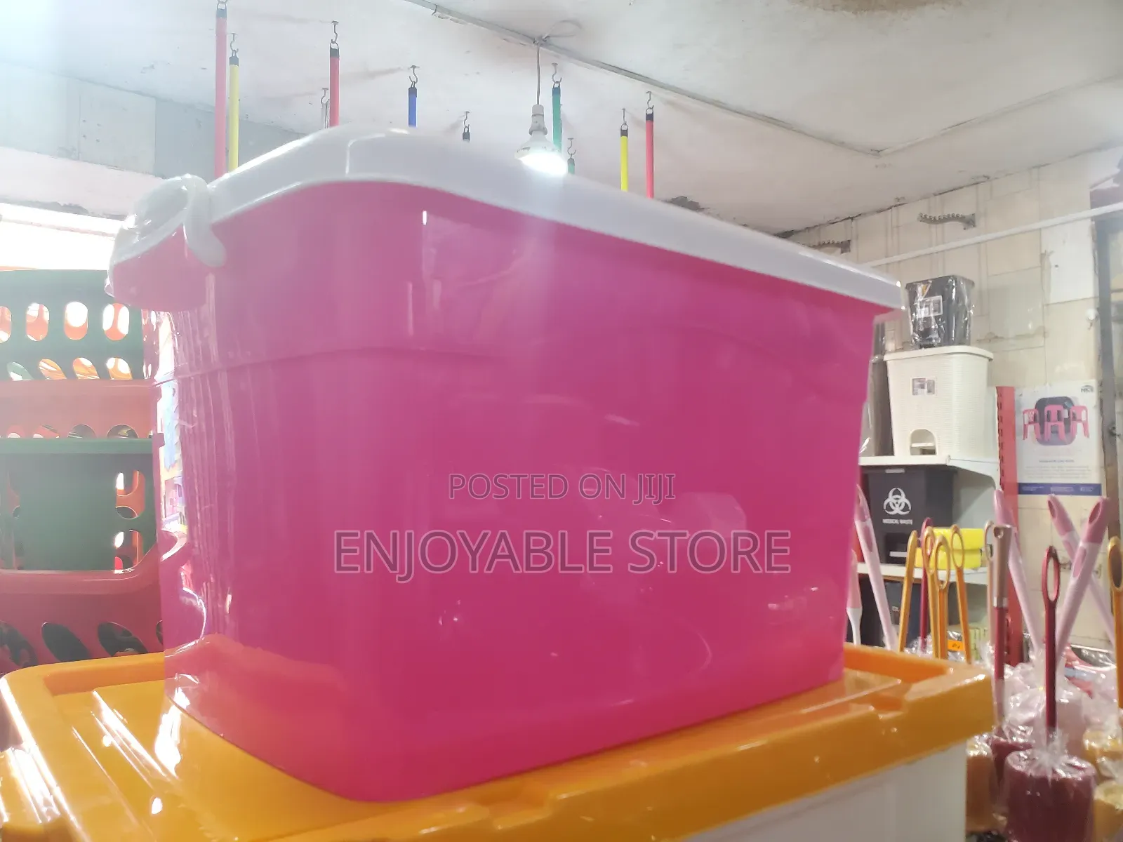Storage Boxes Pink Color