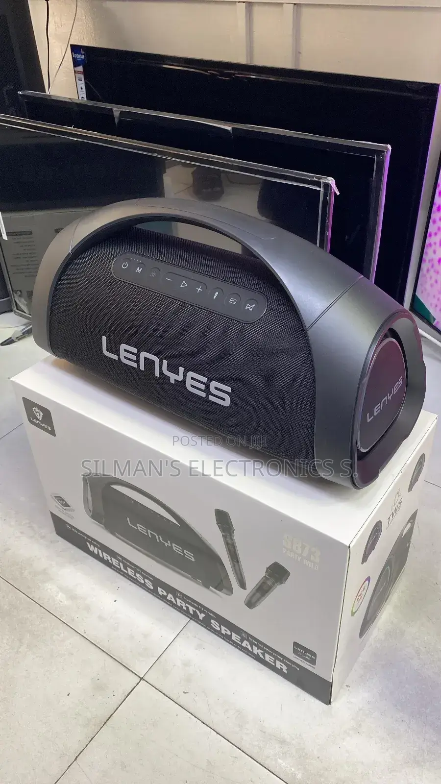 Lenyes S873 Party Wild Speaker With Microphones