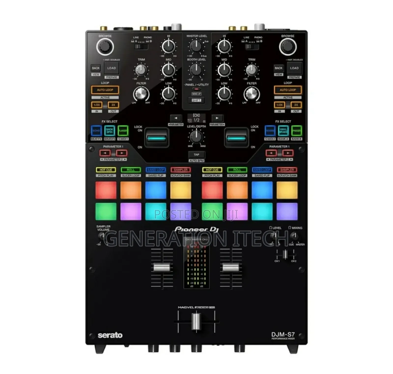 Pioneer Dj DJM-S7 2-Channel Dj Mixer for Serato Rekordbox