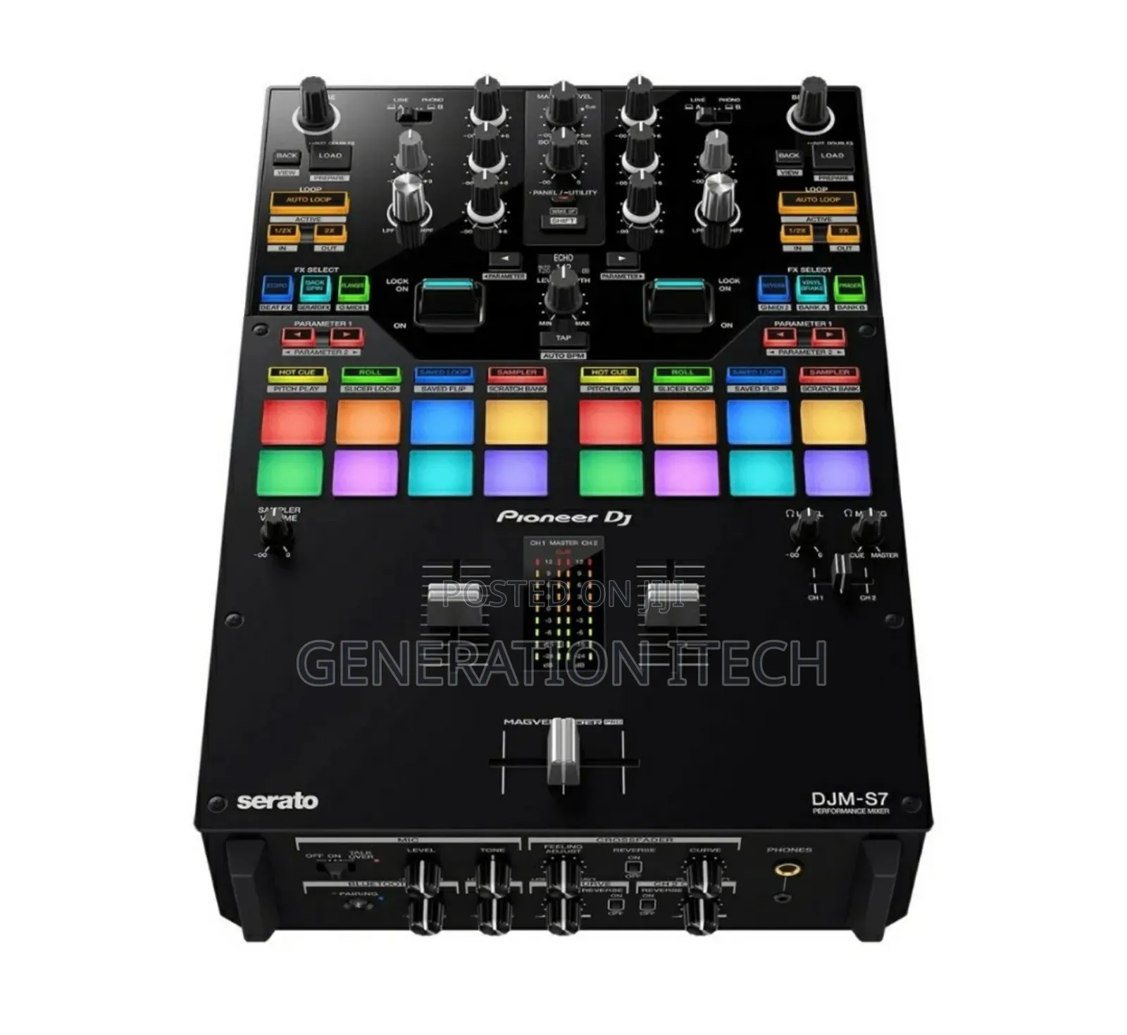 Pioneer Dj DJM-S7 2-Channel Dj Mixer for Serato Rekordbox