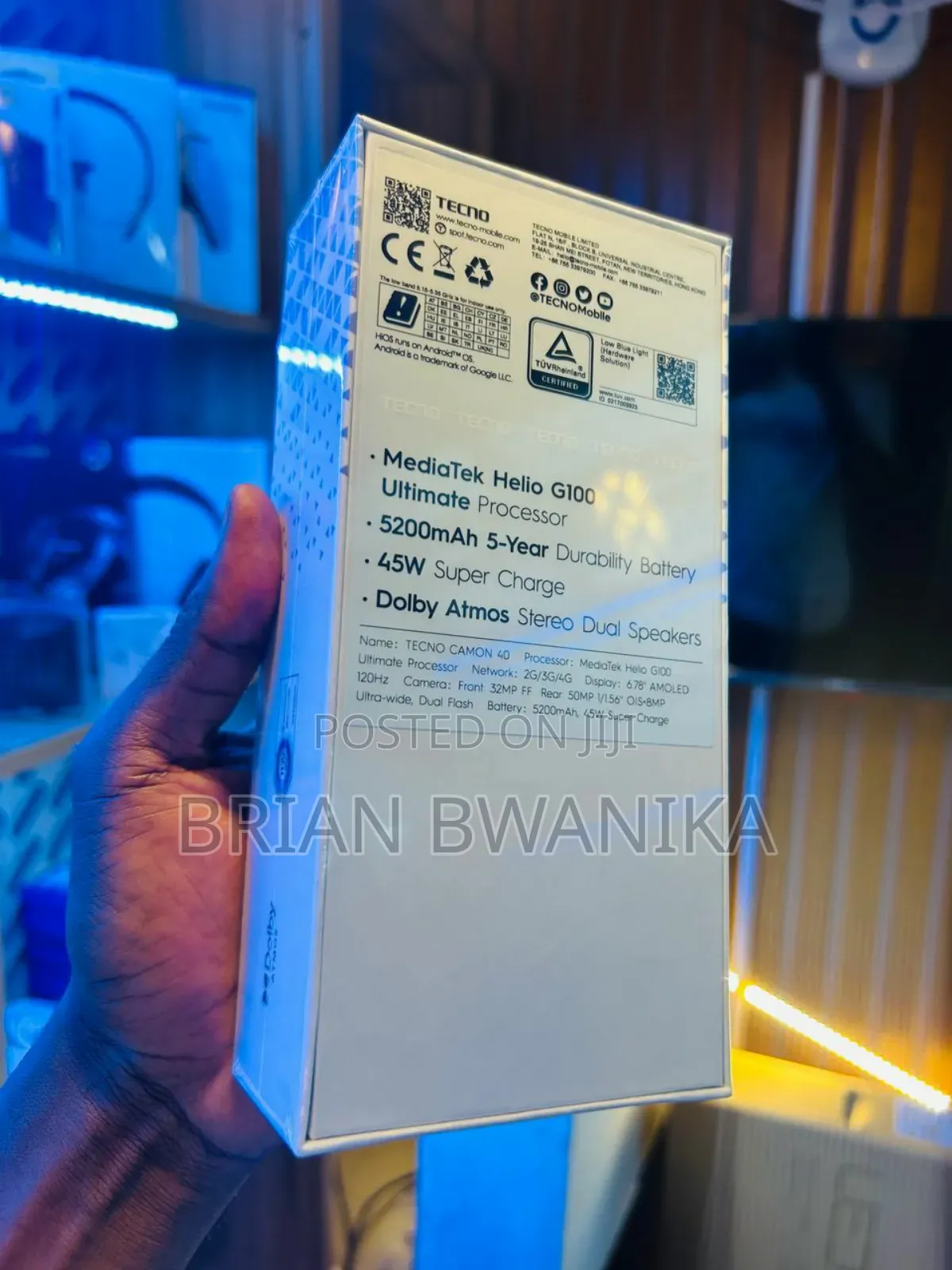New Tecno Camon 40 256 GB Green