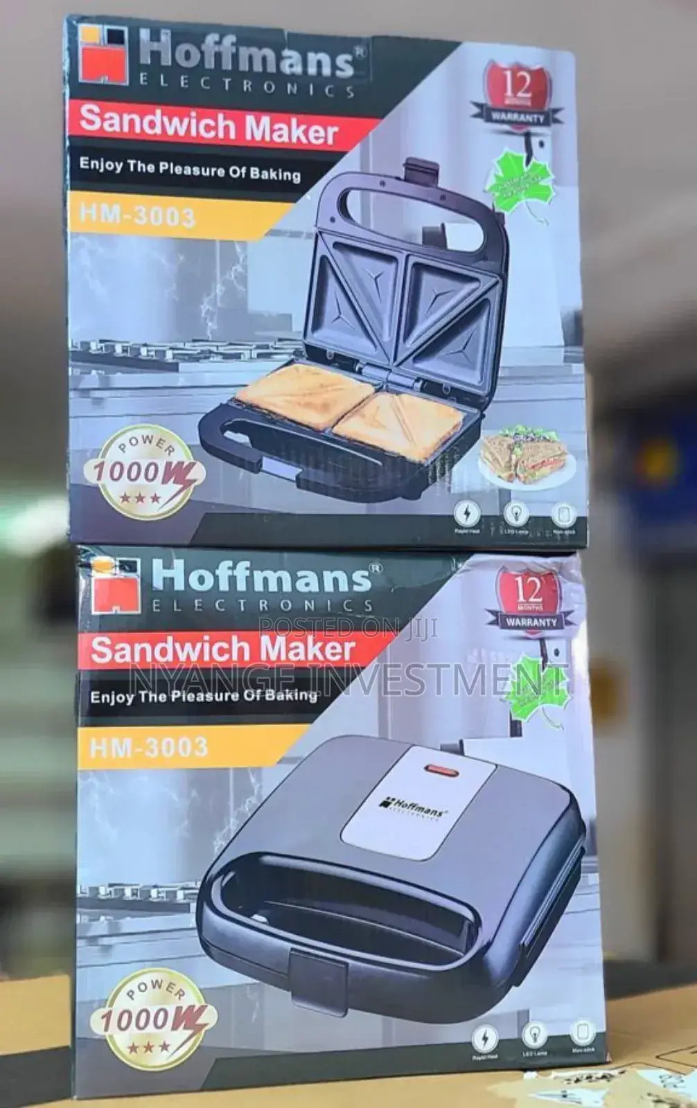 Sandwich Maker. Hoffmans Sandwich Maker