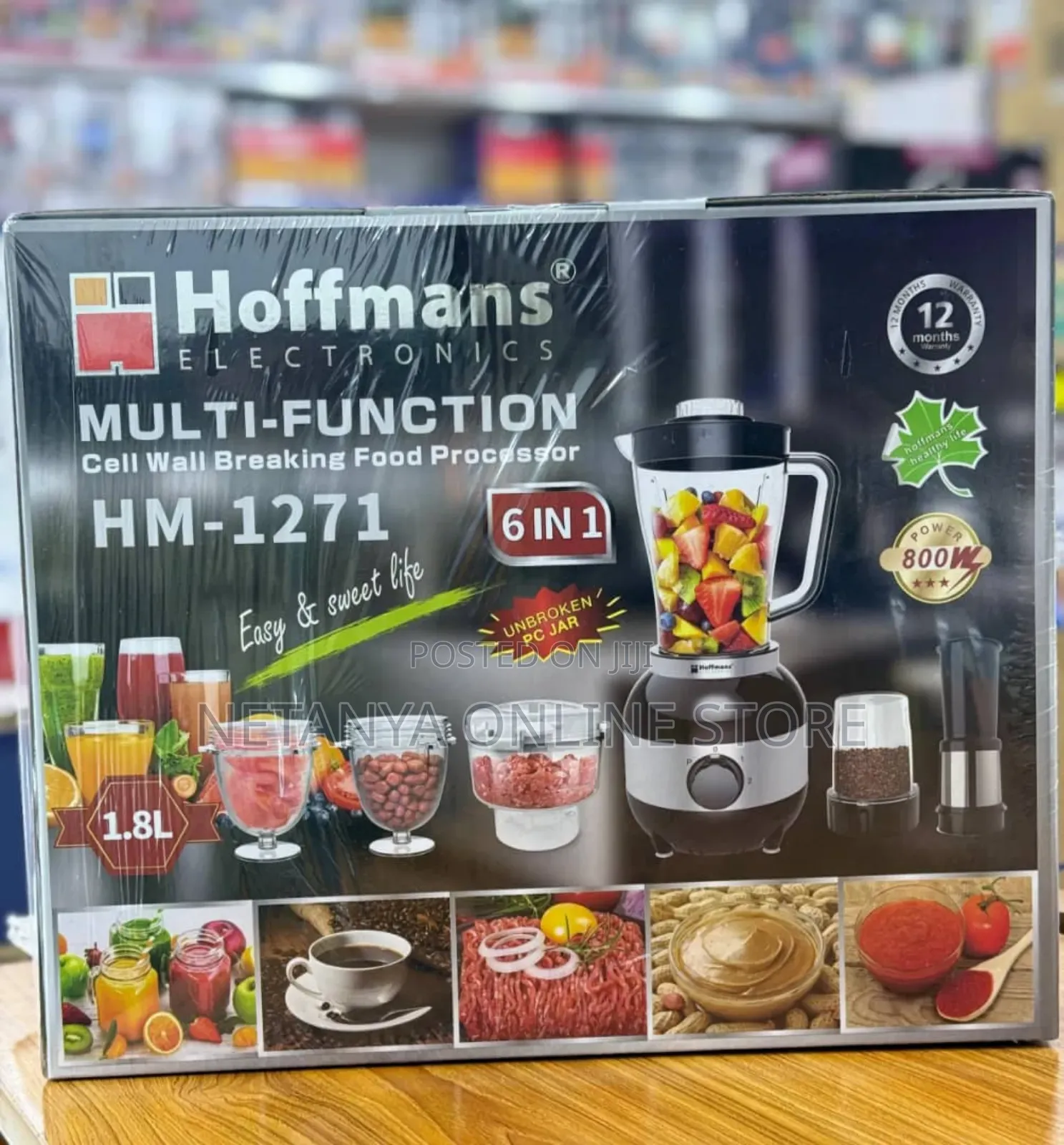 1.8l Hoffmans 6in1 Blender