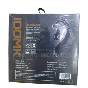 Adson 100mk Single Ear Hook Head Set - 70 HRS Music Time
