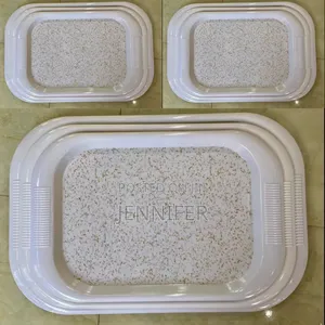 3 PCS Melamine Serving Trays