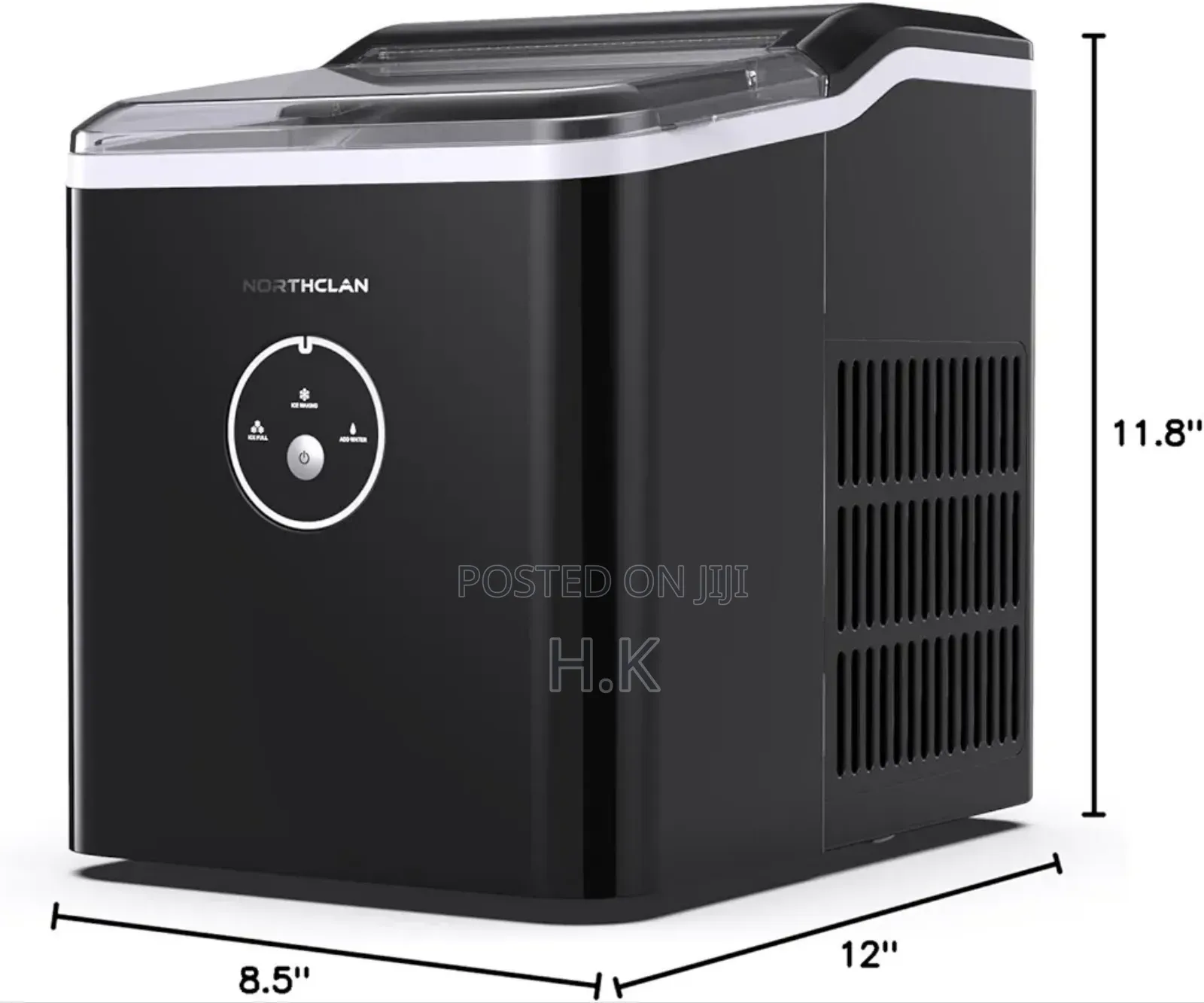 Hoffmans 1.5l Portable Ice Machine, Model Hm-9811.