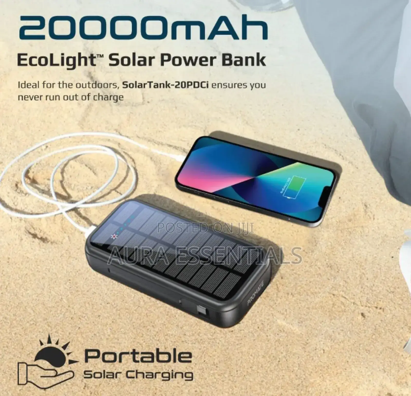 Promate Solar Power Bank