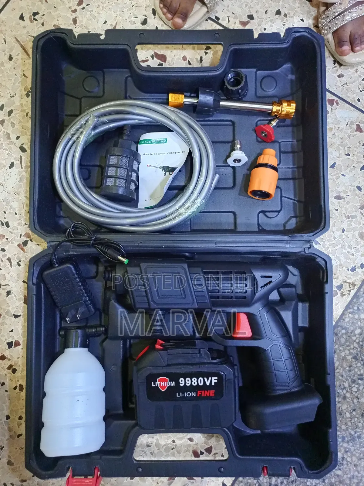 9980fv Battery Pressure Jet Car Washer