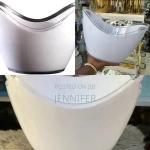 5l White Smoked Ice Bucket