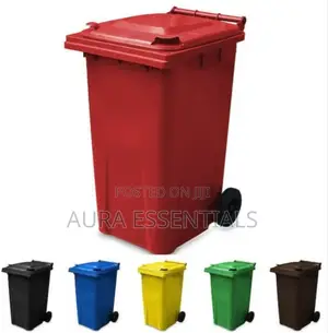 240l Plastic Outdoor Waste Bin With Wheels