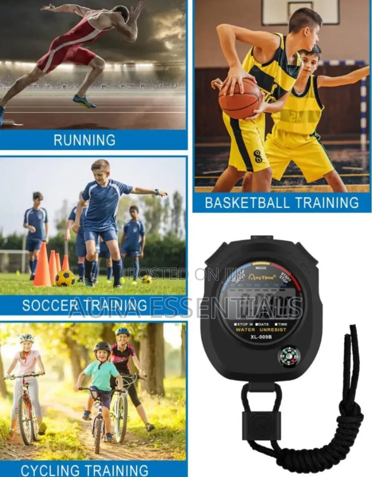 Professional Digital Sports Stopwatch