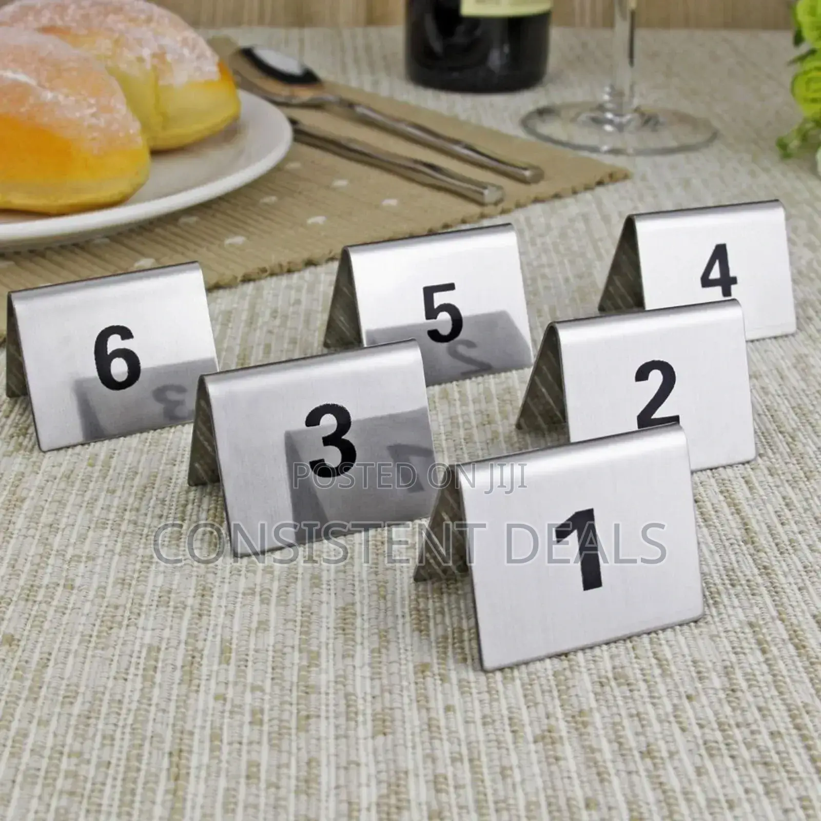 1-20 Table Number Plate