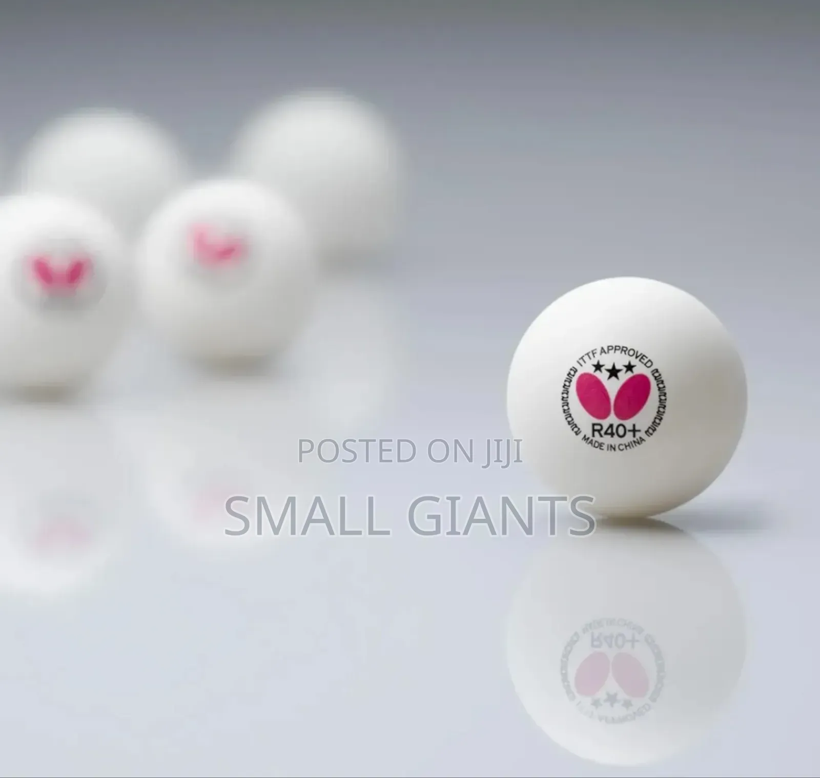 Butterfly R40+ 3-Star Table Tennis Balls