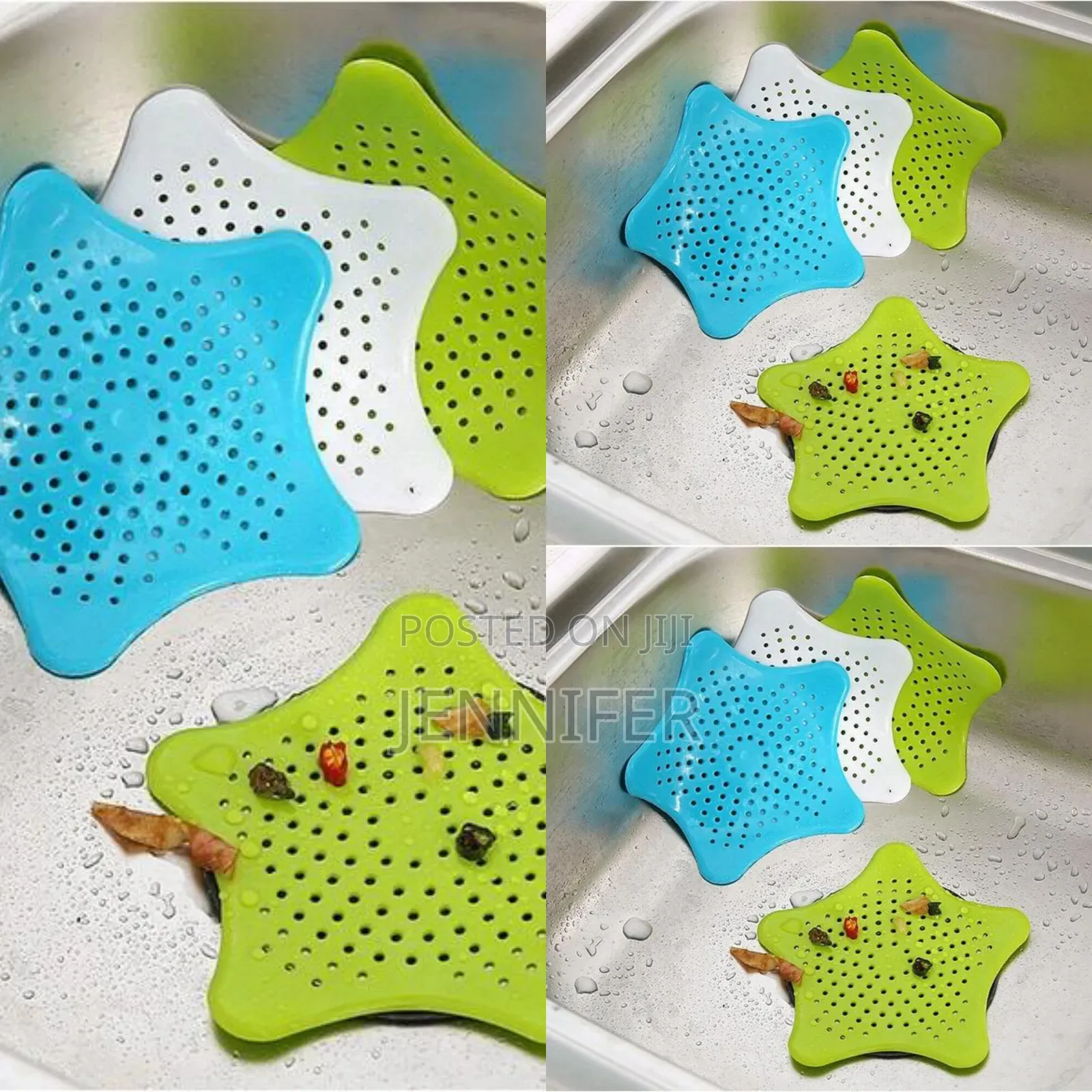 4pcs Silicon Drainers