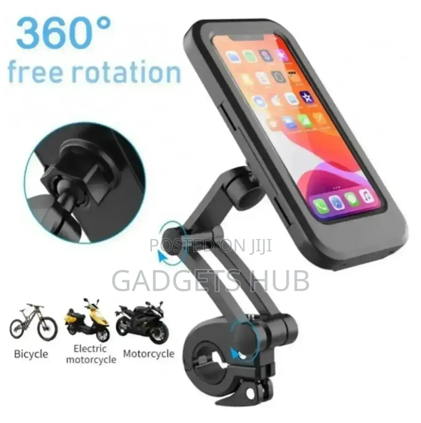 Motorcycle Bike Bicycle Phone Holder Waterproof Folding
