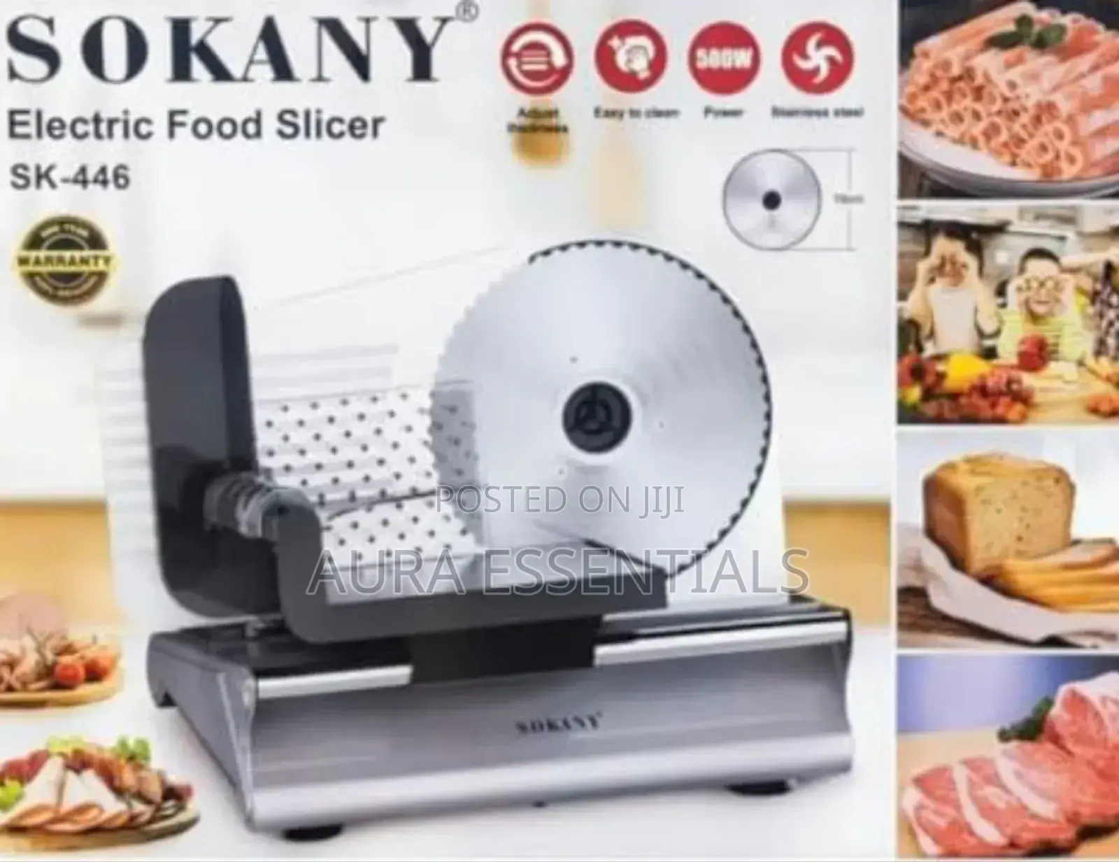Sokany Electric Vegetable Food Slicer Machine