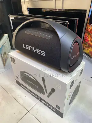 Lenyes Party Wild Speaker With Dual Microphones