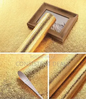 Gold Kitchen Wallpaper