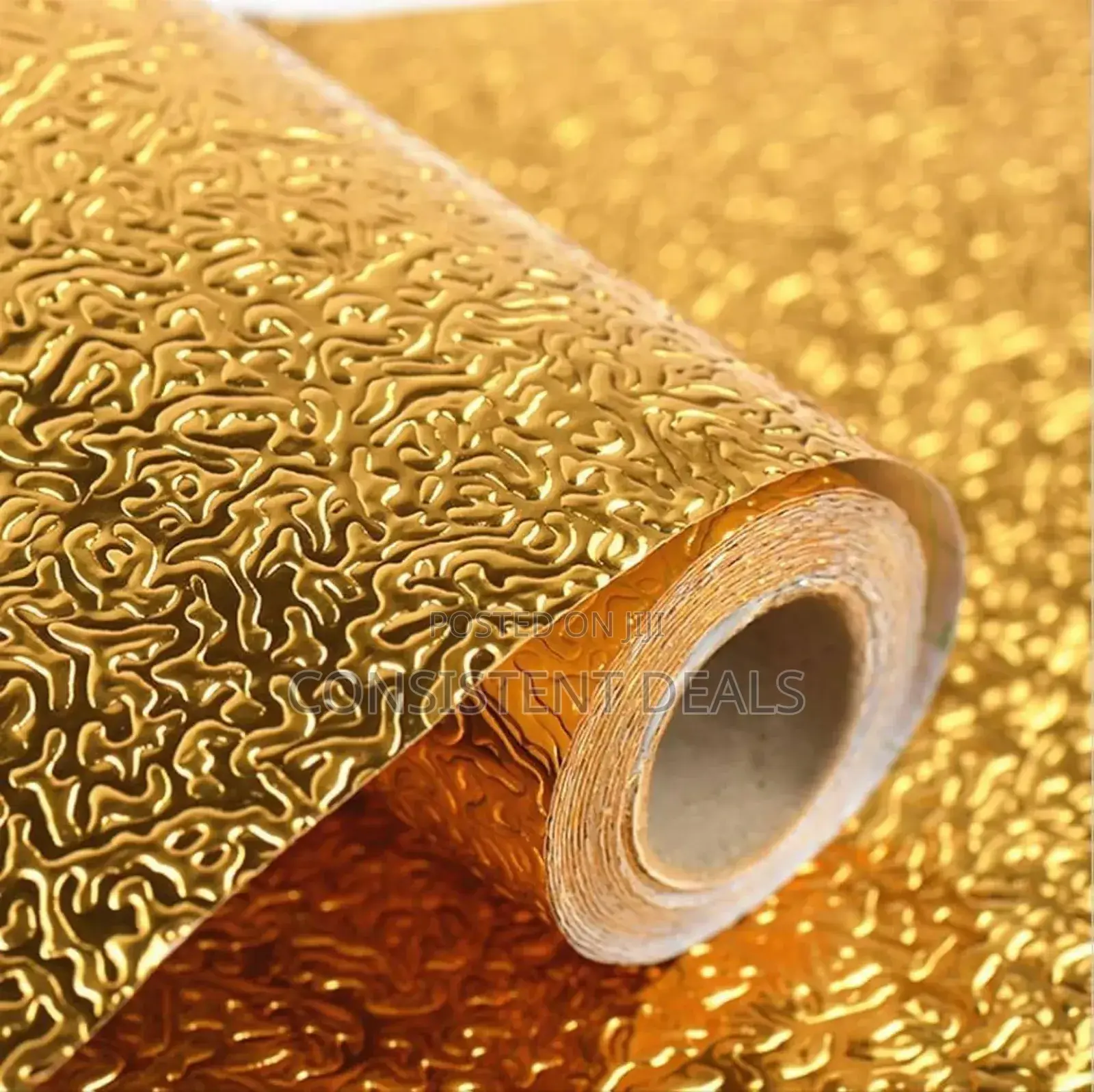 Gold Kitchen Wallpaper