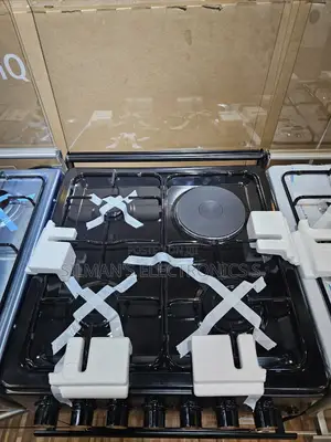 Pixel 50 by 50cm Black Gas Cooker