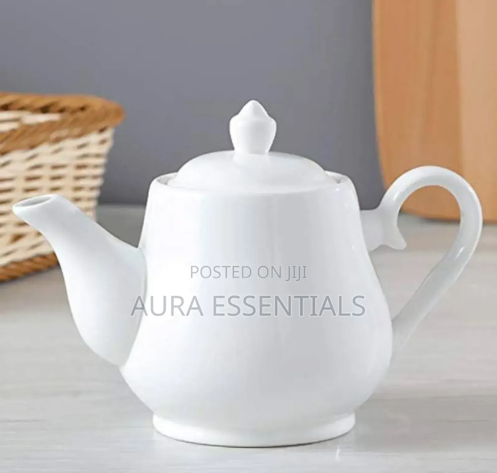 English Porcelain 2 Cups Tea Pot
