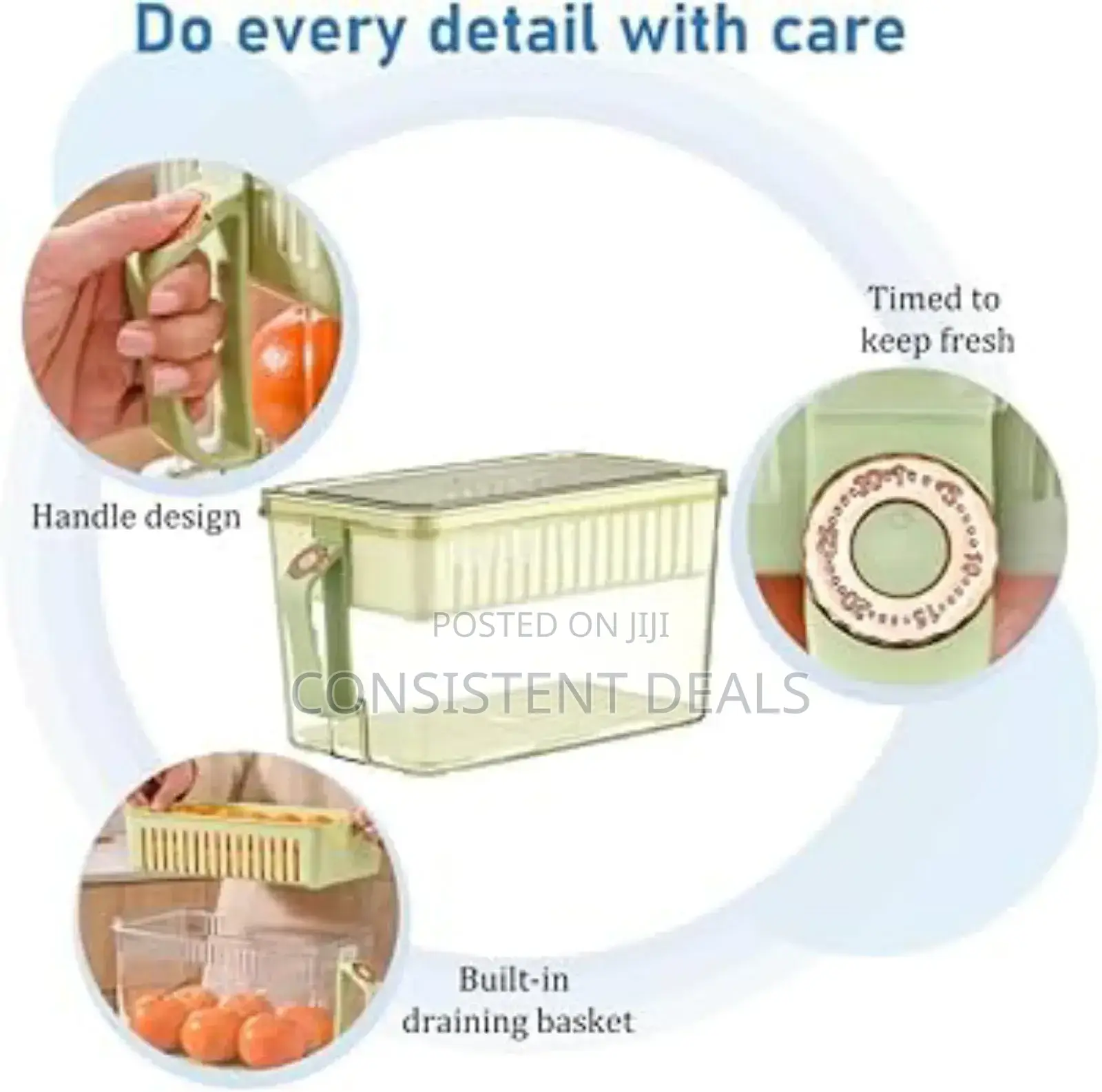 Fridge Organizer Storage Containers (1pc)