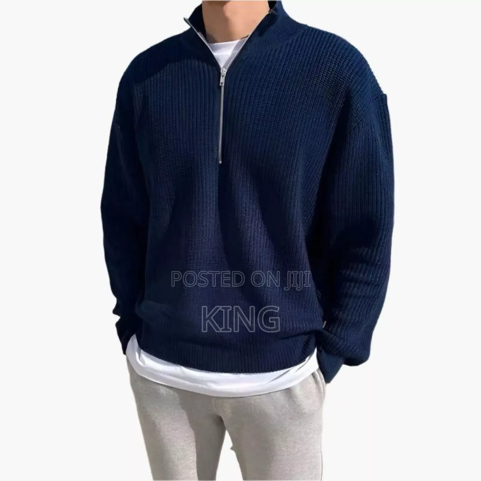 Stam Zip Neck Sweater