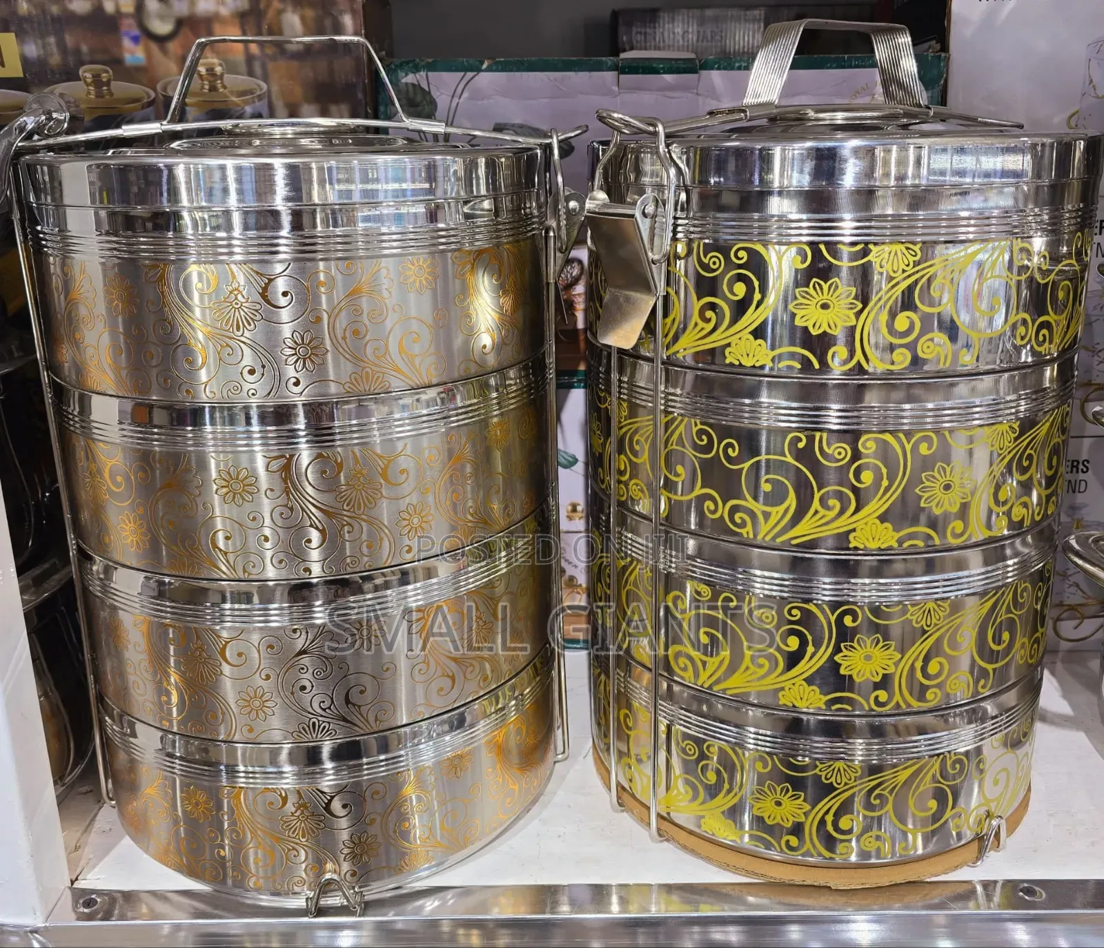 4-Tier Large Stainless Steel Food Flask