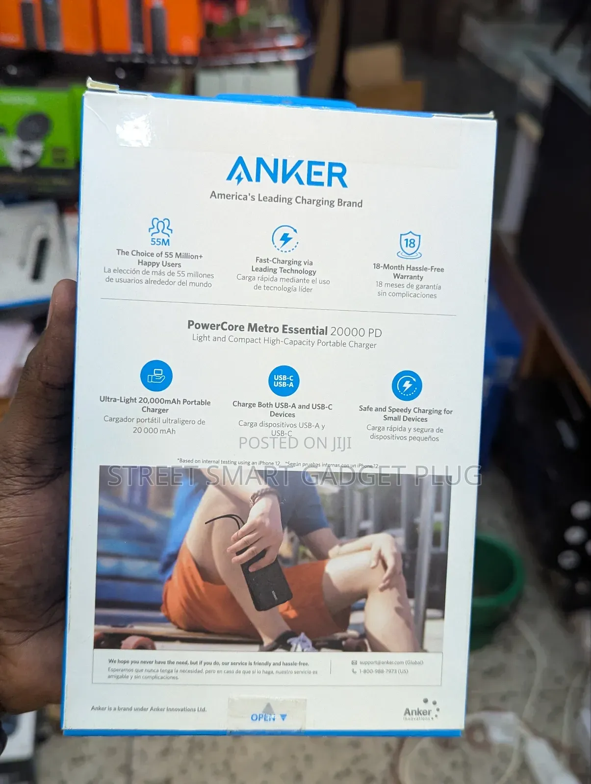 Anker 20.000mah Power Core Metro. Essential Power Bank