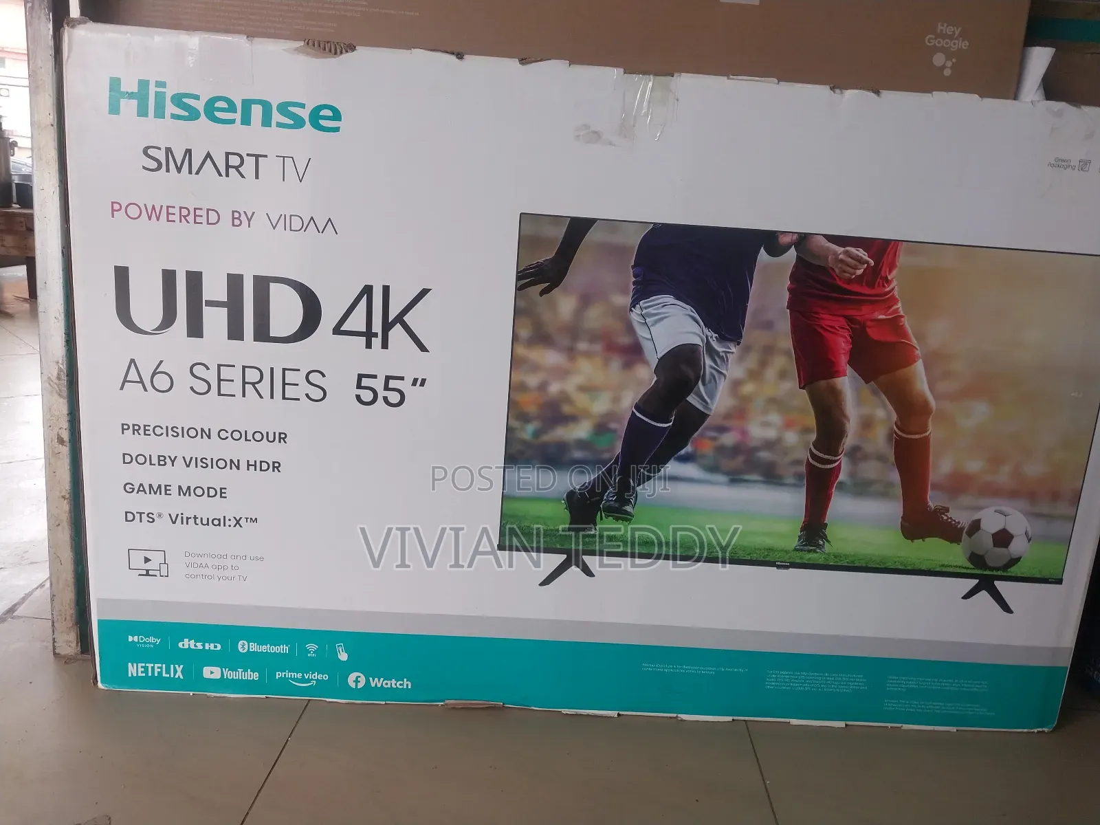 Tv Smart 55 Hinsense With Netflix