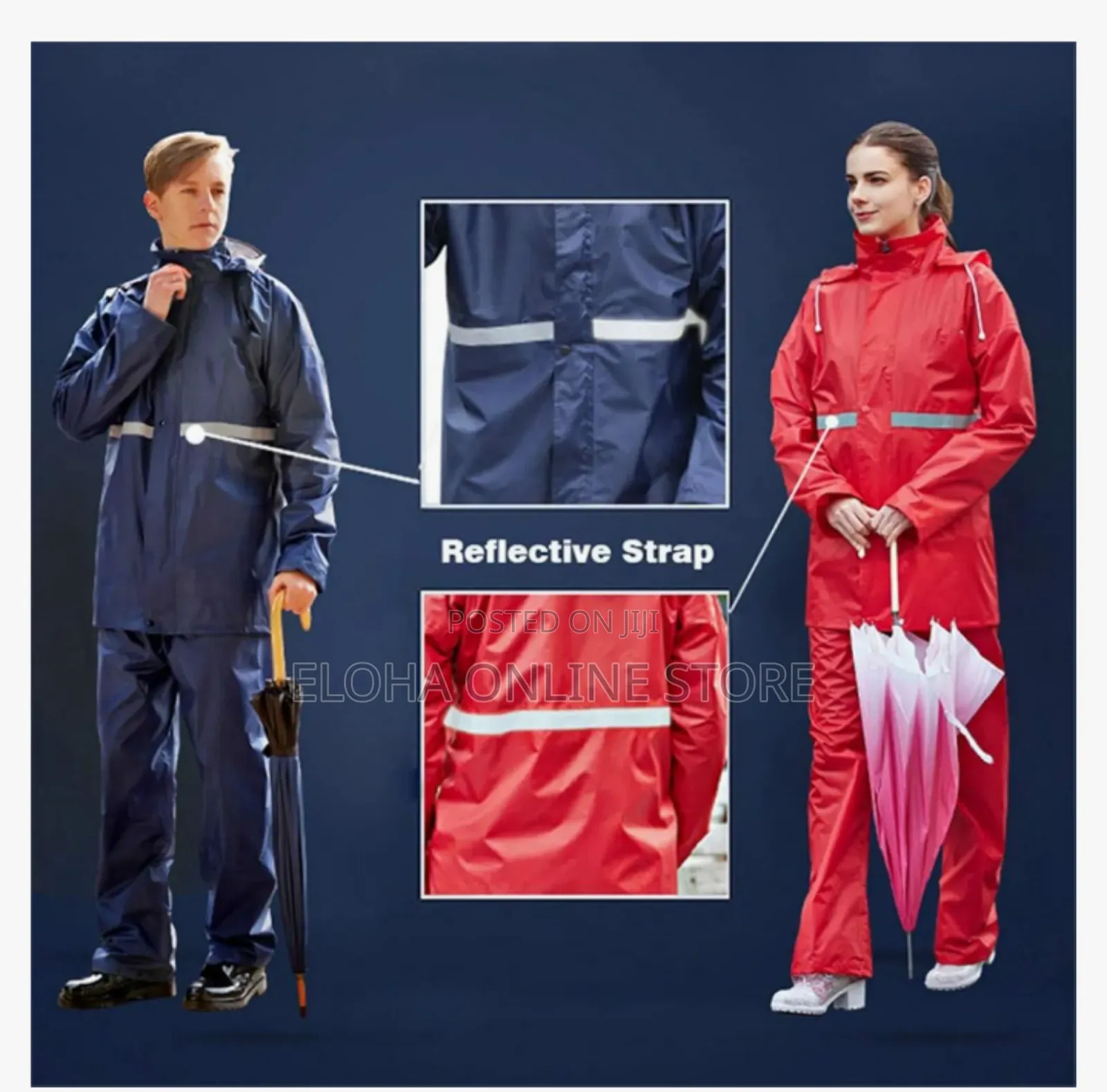 Nylon Unisex Raincoat Rain Suits