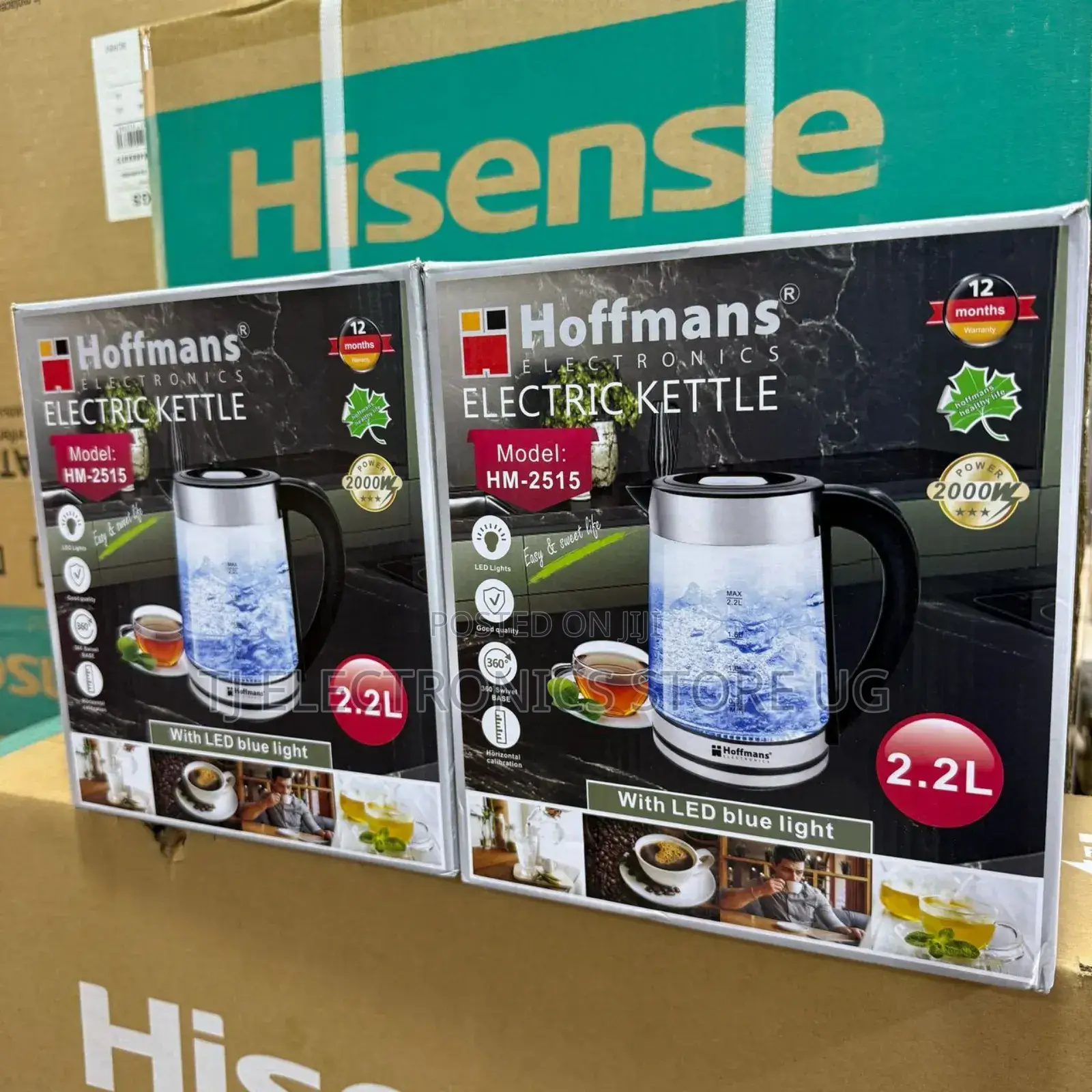 Hoffmans 2.2 Litre Kettles Each/Pacolator