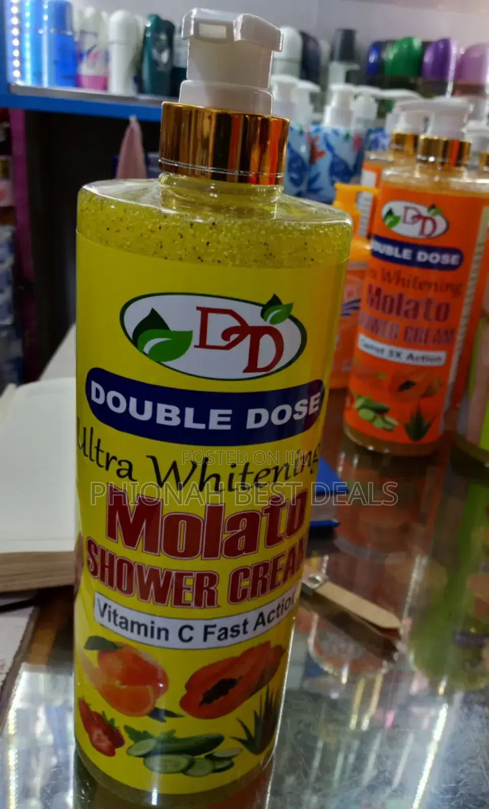 Molato Double Dose With Vitamin C Shower Creame